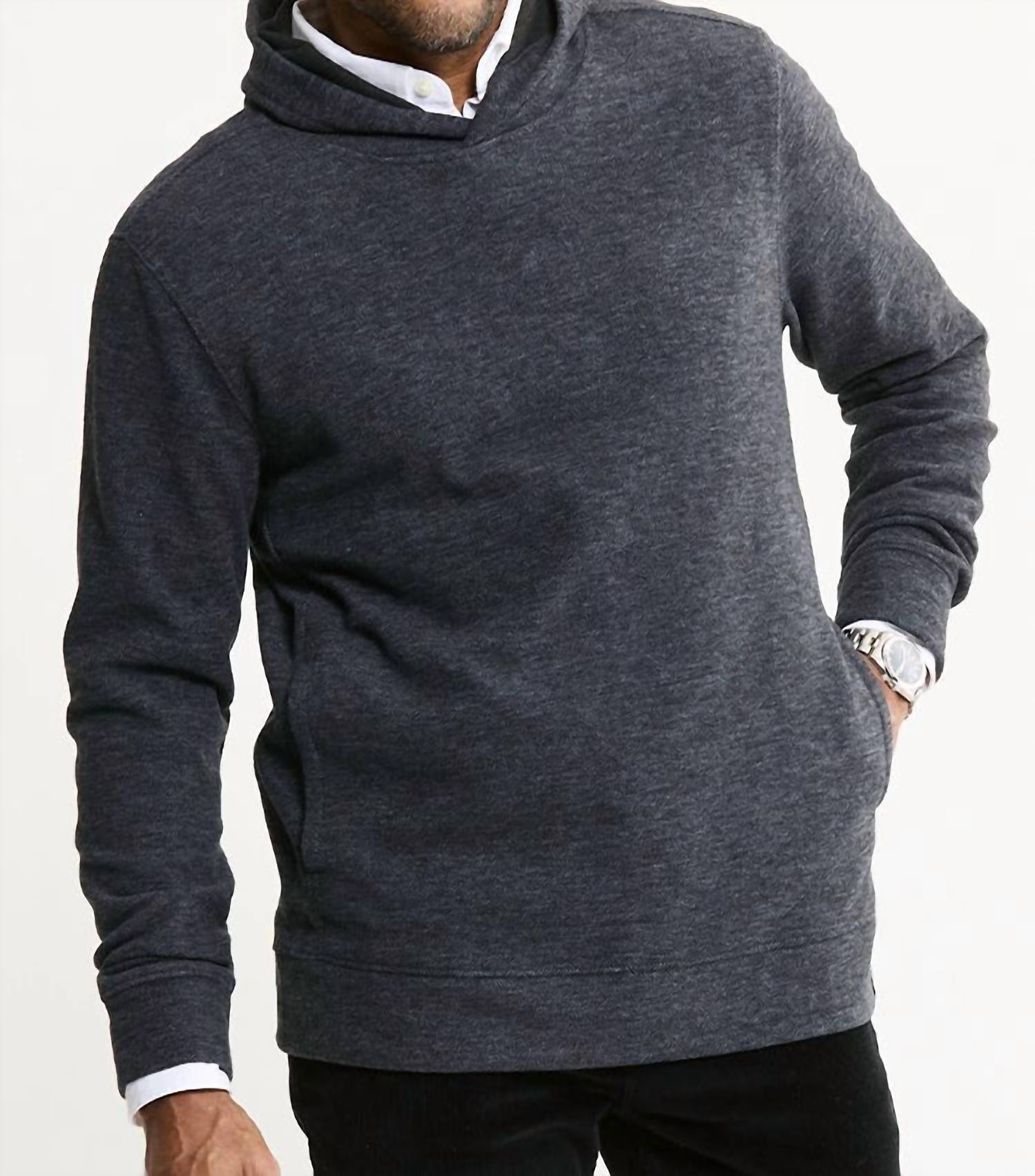 Jachs New York - Wool Blend Pullover Hoodie