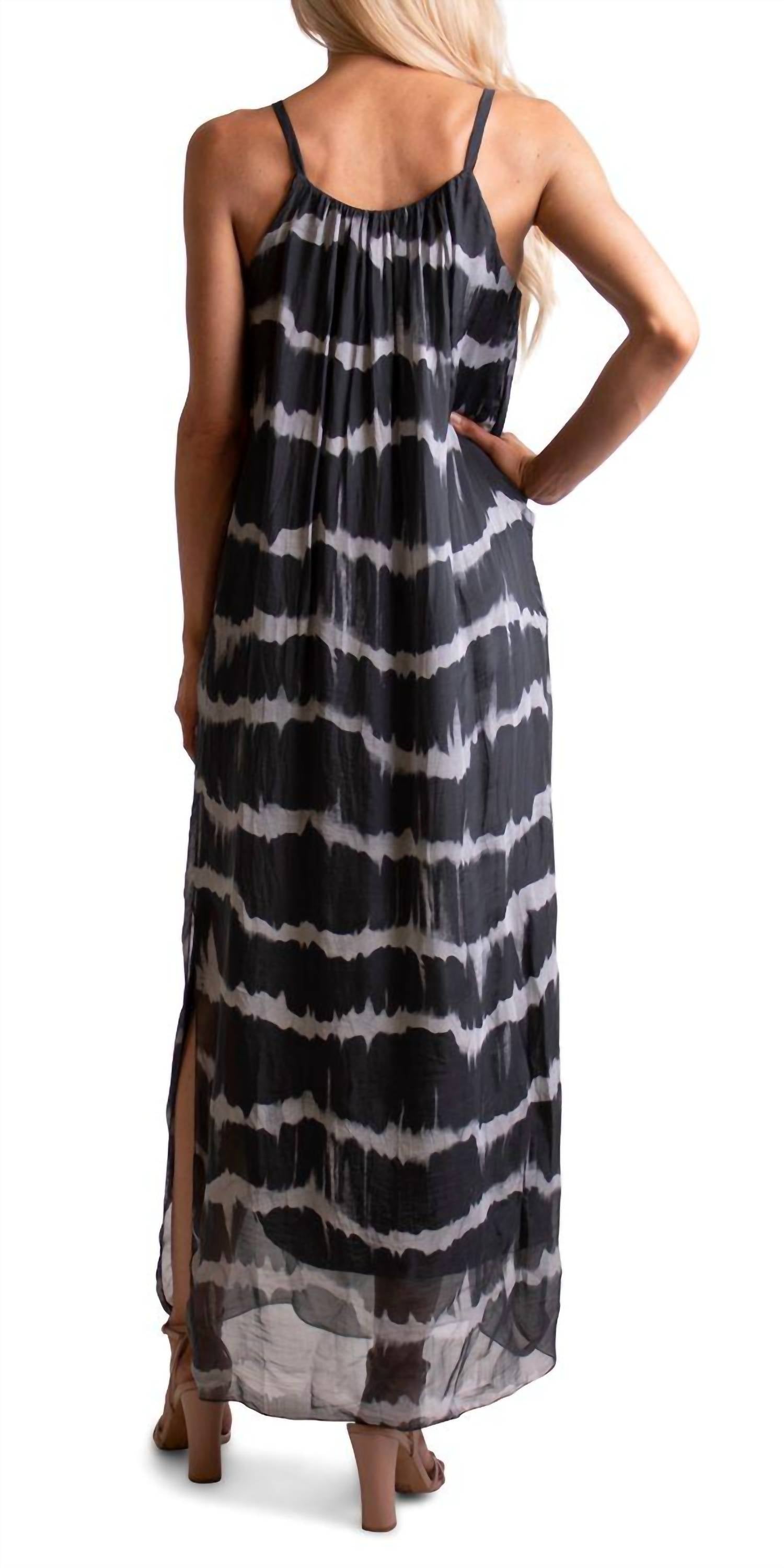 Gigi Moda - Venus Tie Dye Silk Midi Dress