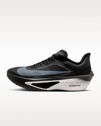 NIKE Men's Zoom Fly 6 Road Racing Shoes in black light smoke - men's shoe - detail view