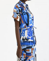 Never A Wallflower - Long Shirt Dress