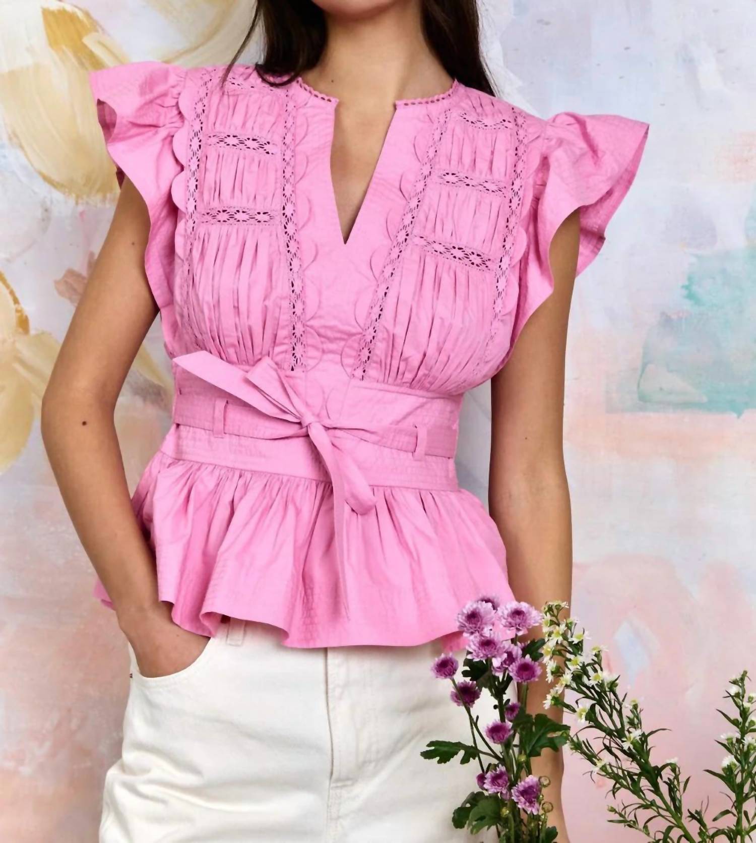 Love The Label - Madelyn V-Neck Top