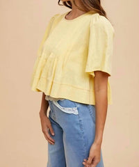 Anniewear - Flutter Sleeve Top