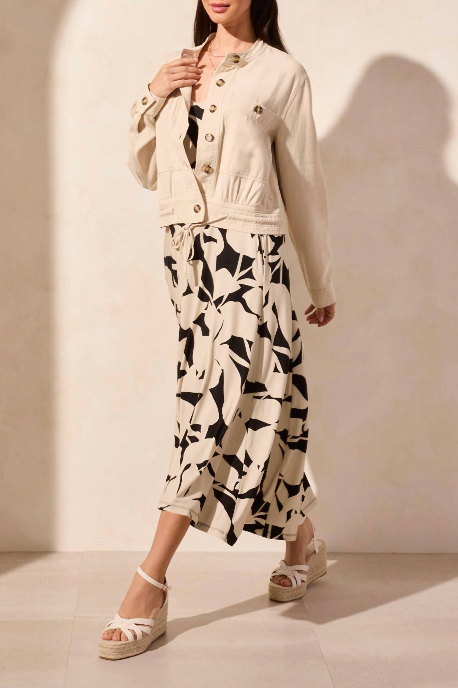 Tribal - Button-front Jacket