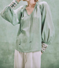 Rosewater House - Chiara Tie-neck Blouse
