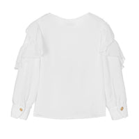 Abel & Lula - Kid's Chiffon Ruffle Blouse