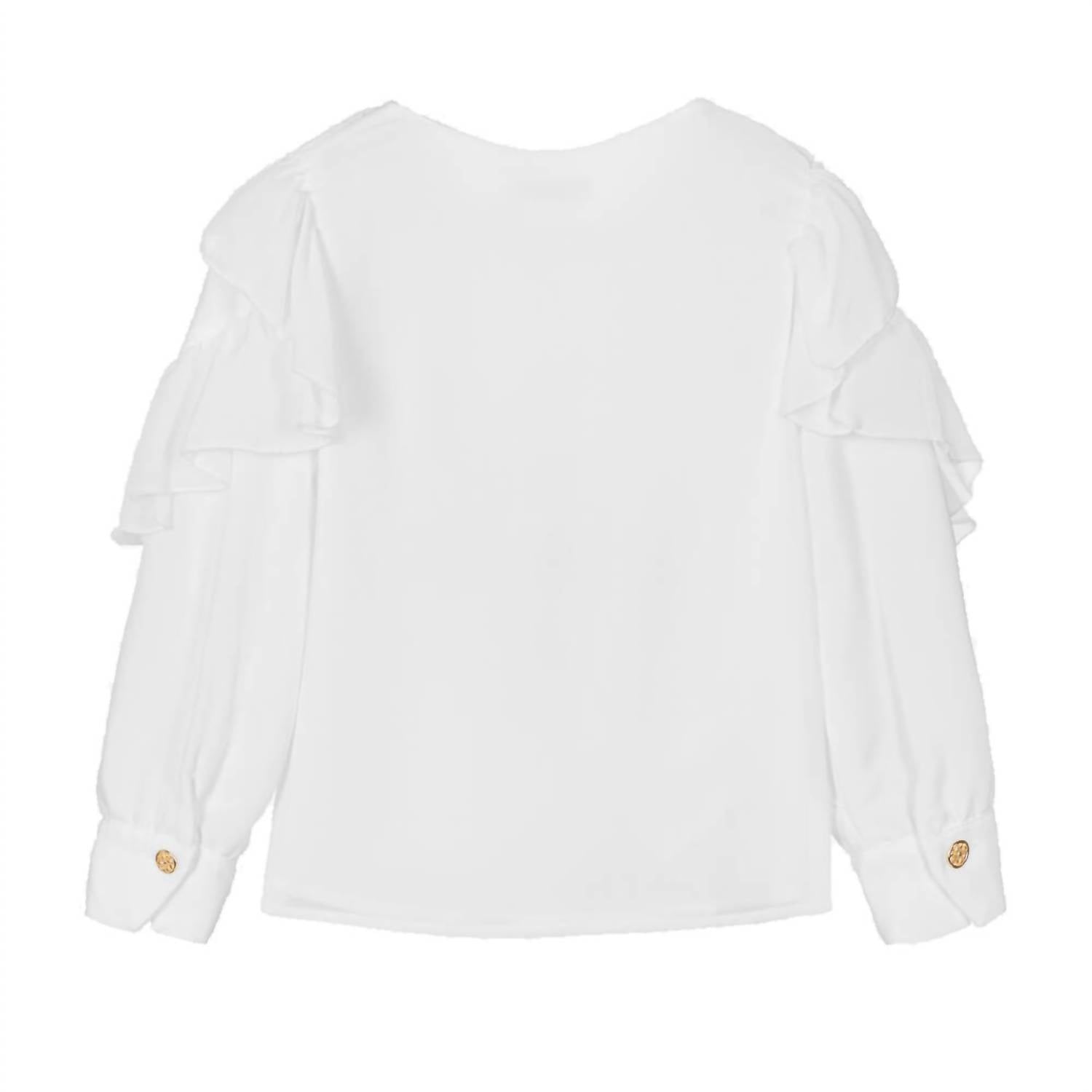 Abel & Lula - Kid's Chiffon Ruffle Blouse