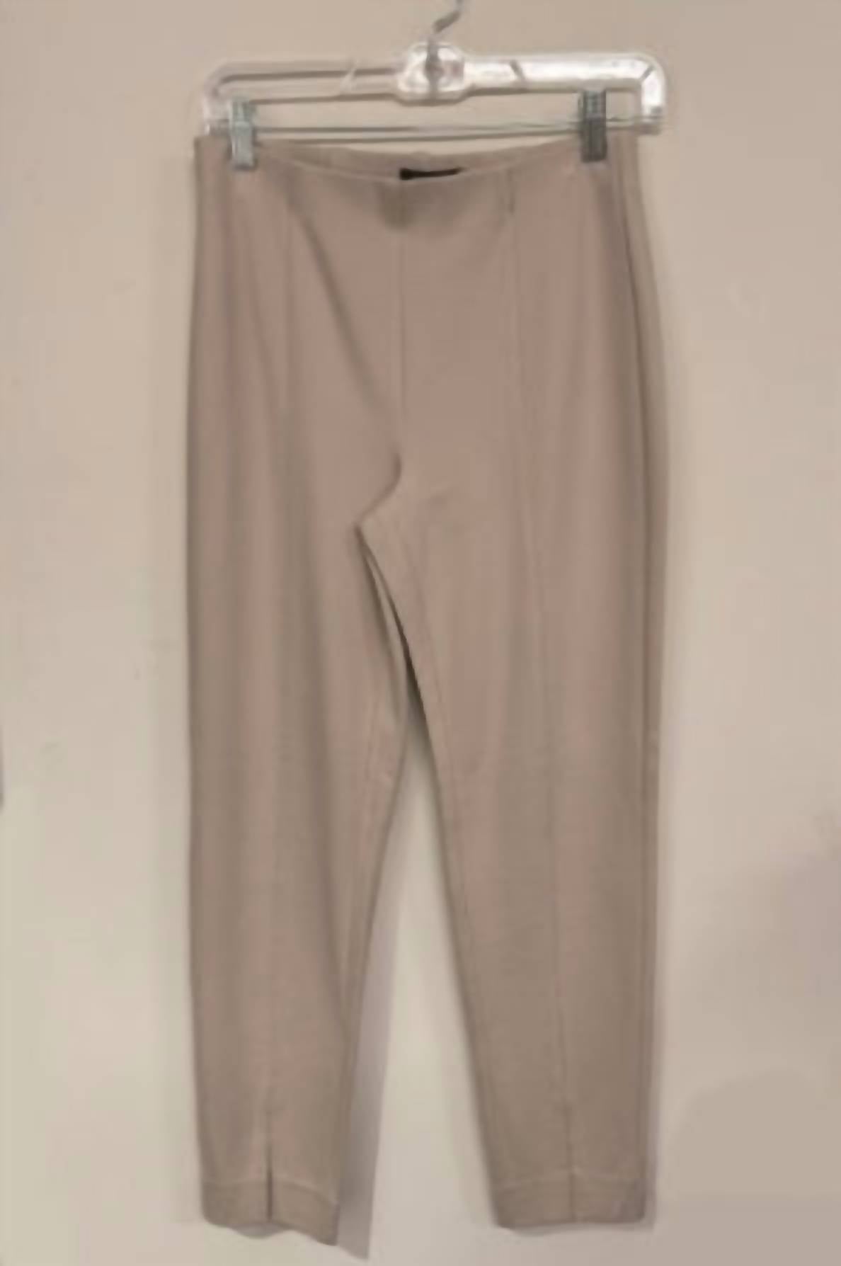 Apny - Women's Pull-on Ponte Pant With Split Hem