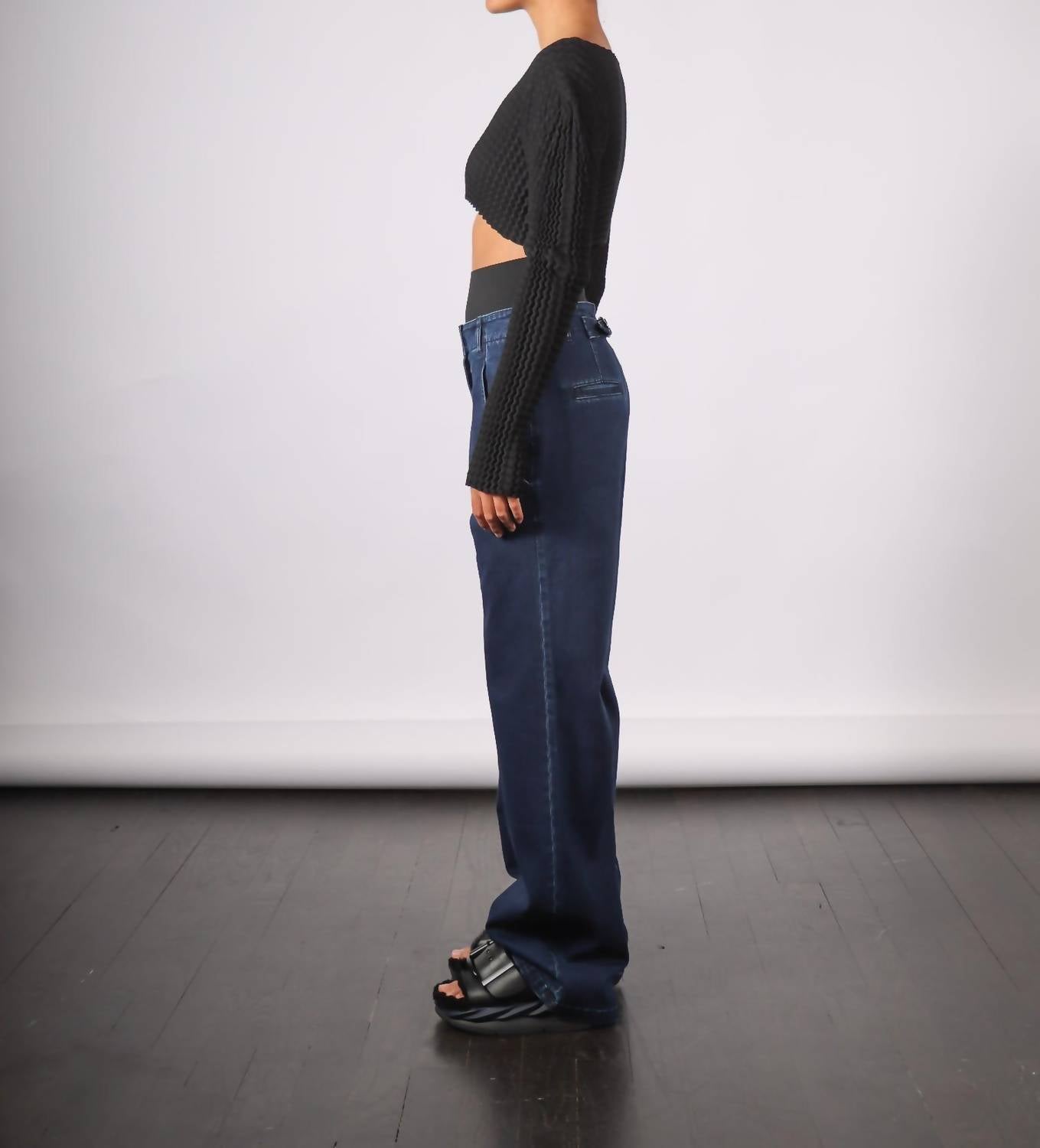 Tibi - Barry Flare Jean
