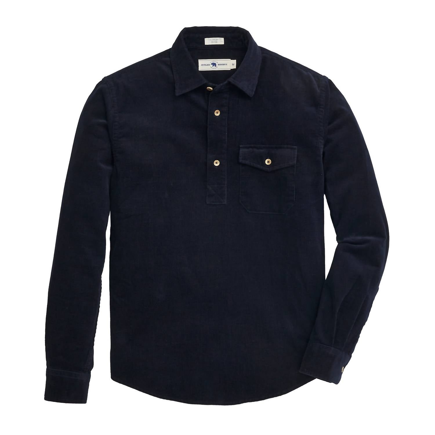 Onward Reserve - Men's Stretch Cord Half Button Shirt