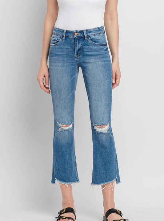 Vervet By Flying Monkey - Mid rise Ankle Flared Jeans