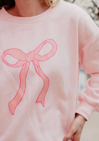 Katydid - Coquette Bow Crewneck Sweatshirt