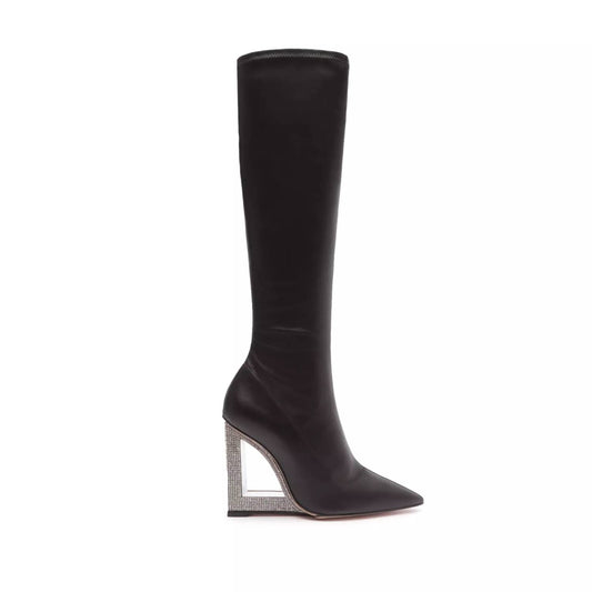 Schutz - FILIPA POINTED TOE WEDGE BOOTS