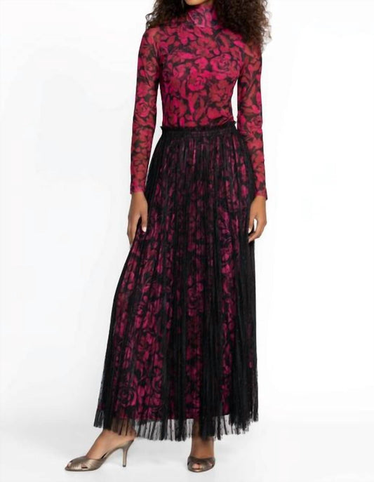 Johnny Was - YOLANDA PLEATED MAXI SKIRT