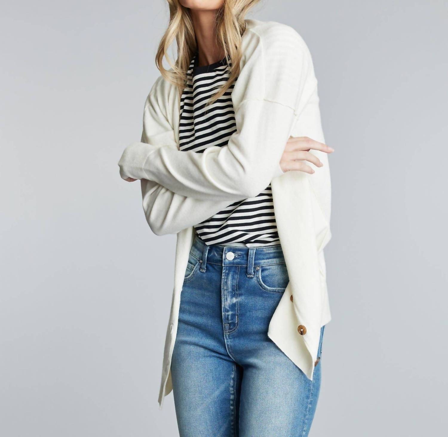 Downeast - Classic Long Sleeve Cardigan