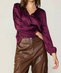 Current Air - Smocked Yoke Blouse