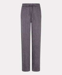 Esqualo - Women’s Elastic Waist Textured Pants