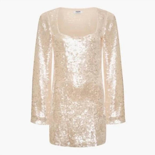 Rumored - Mackie Sequin Long Sleeve Mini Dress