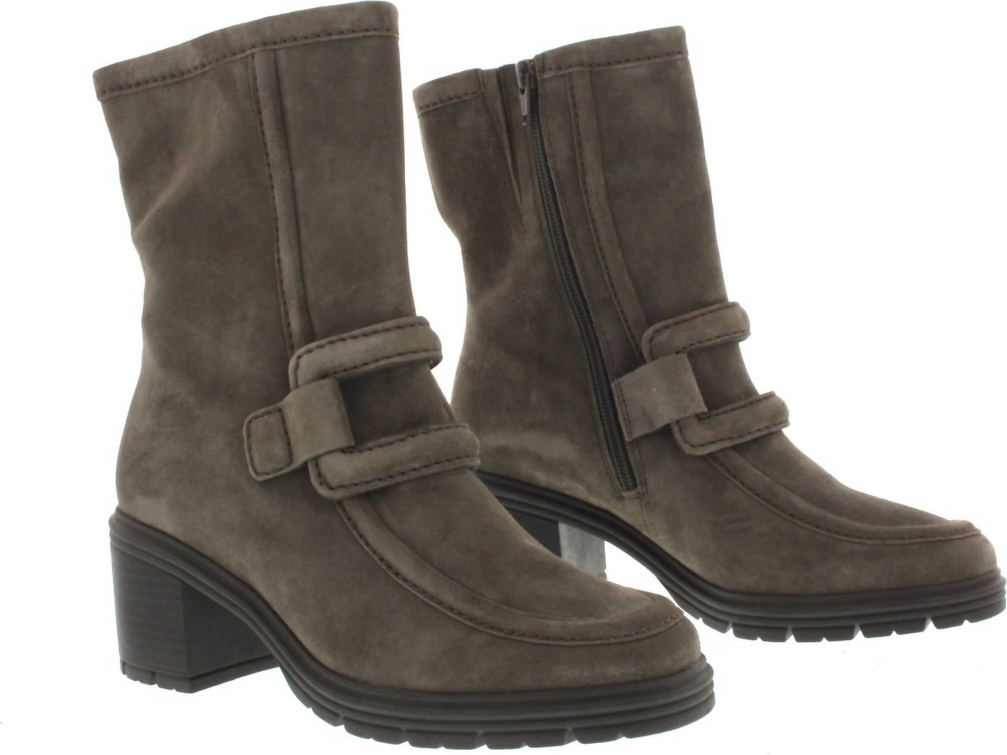 GABOR Women's Ankle Boot in mohair suede - women's shoe - alternate view