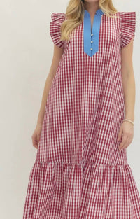 Entro - Welma Gingham Dress