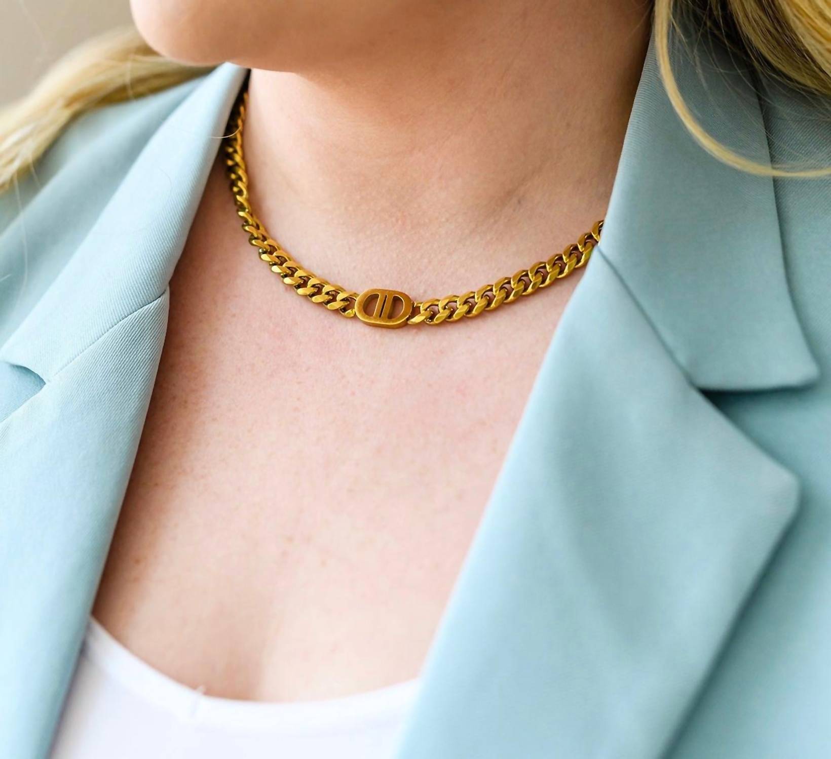 One Eleven North - Decadent Darling Link Chain Choker