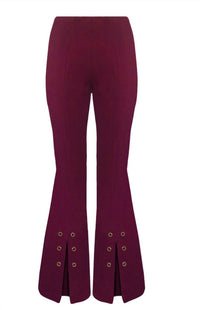 Insight - Bordeaux Scuba Flare Pant