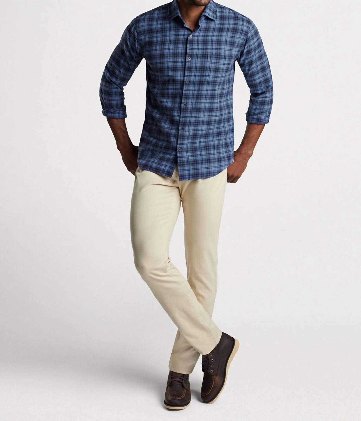 Peter Millar - Men's Crestline Cotton Sport Shirt