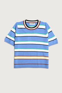 Zankov - Women's Benji Merino Striped Short Sleeve Top