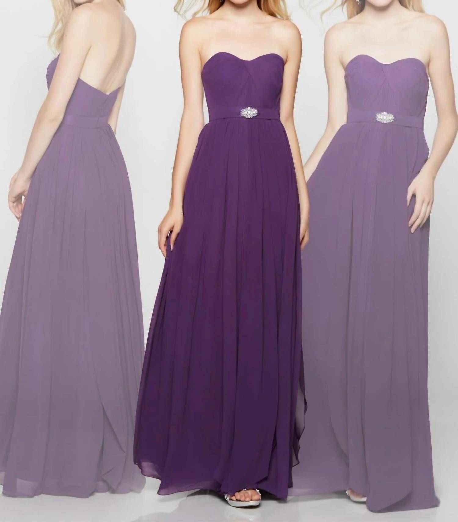 Last Dress - Strapless Chiffon Dress