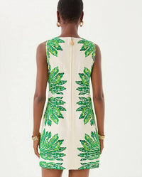 Lilly Pulitzer Devyn Stretch Shift Dress in kitts green shady babe - women's dress - alternate view