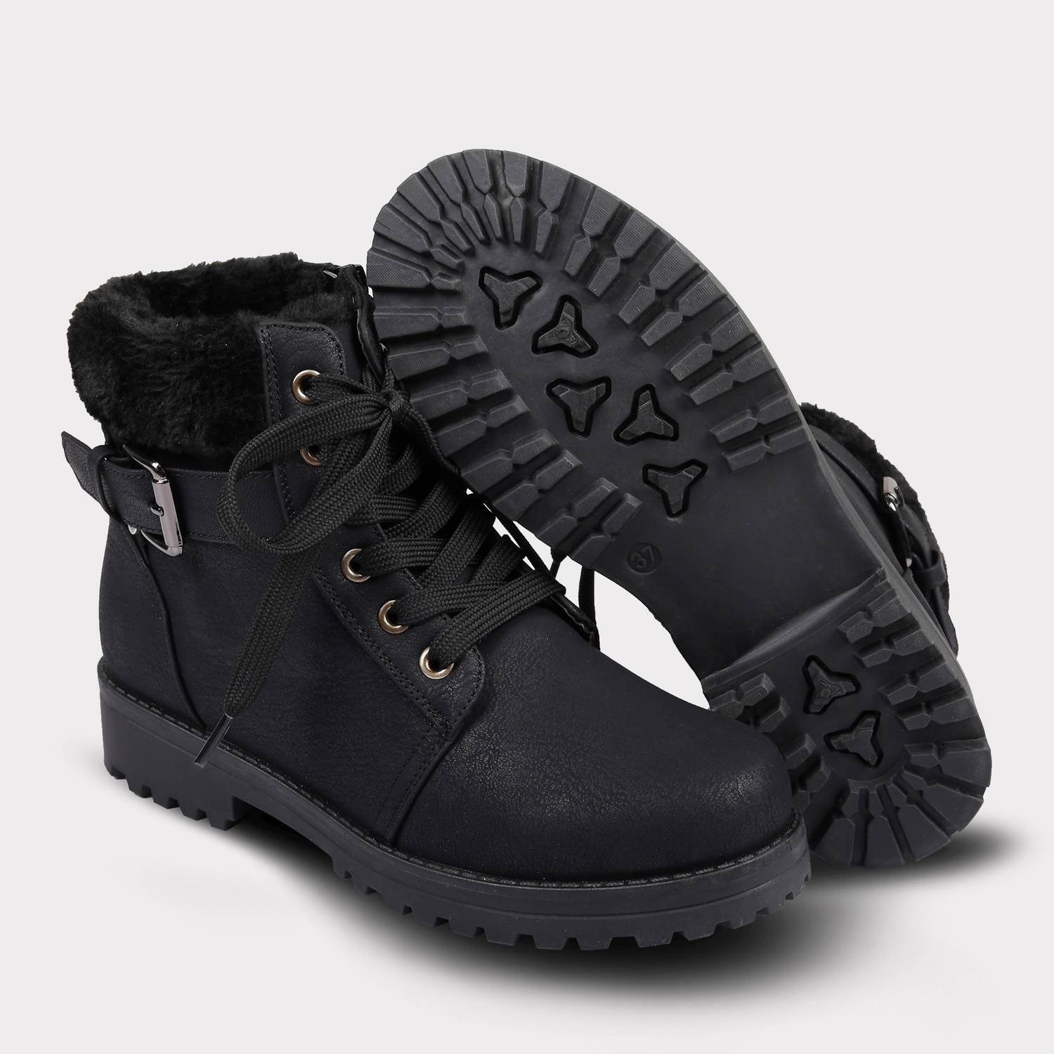 Lamo Women's Lace-up Boot in black - women's shoe - view 7