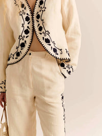 Carolina K - Ali Long Sleeve V-neck Jacket