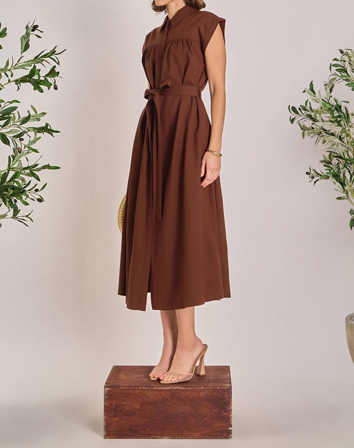 English Factory - Sahara Linen Dress