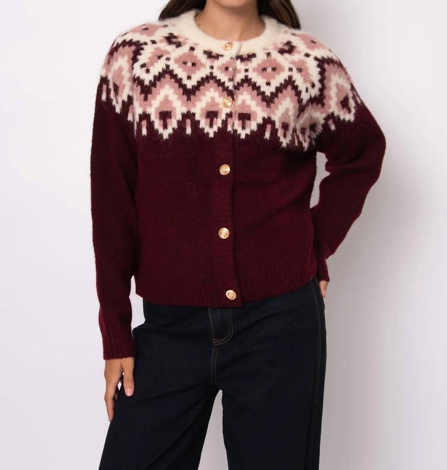 Rd Style - Fair Isle Cardigan