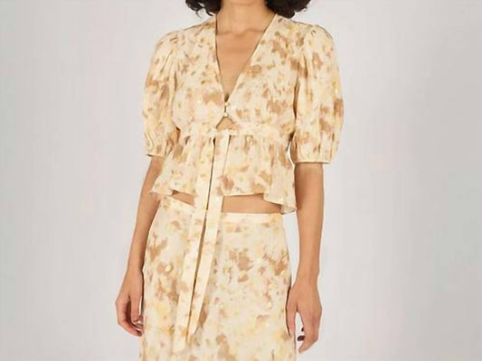 Traffic People - Goldrush Margot top