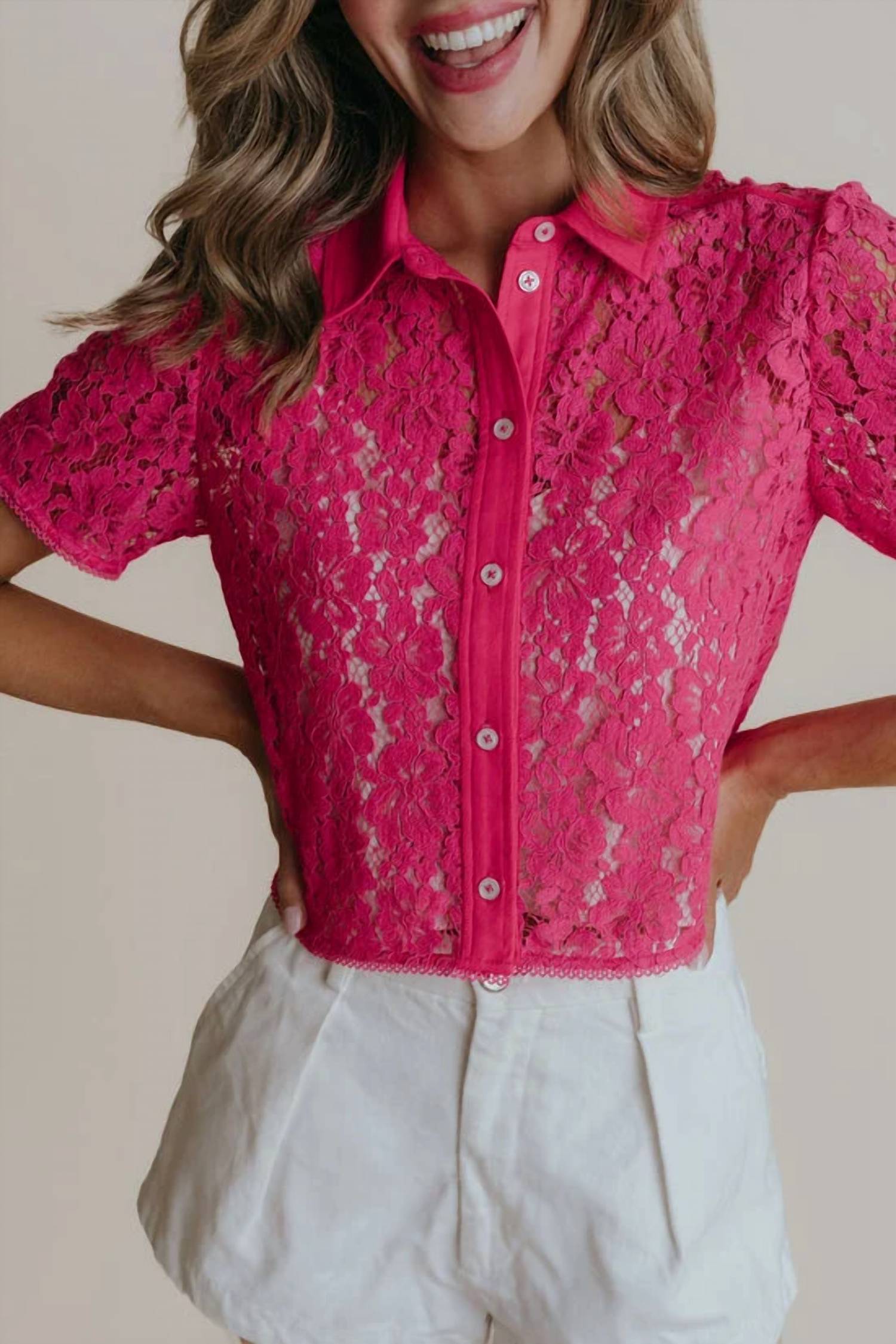 Laroque - Lace Beckett Blouse