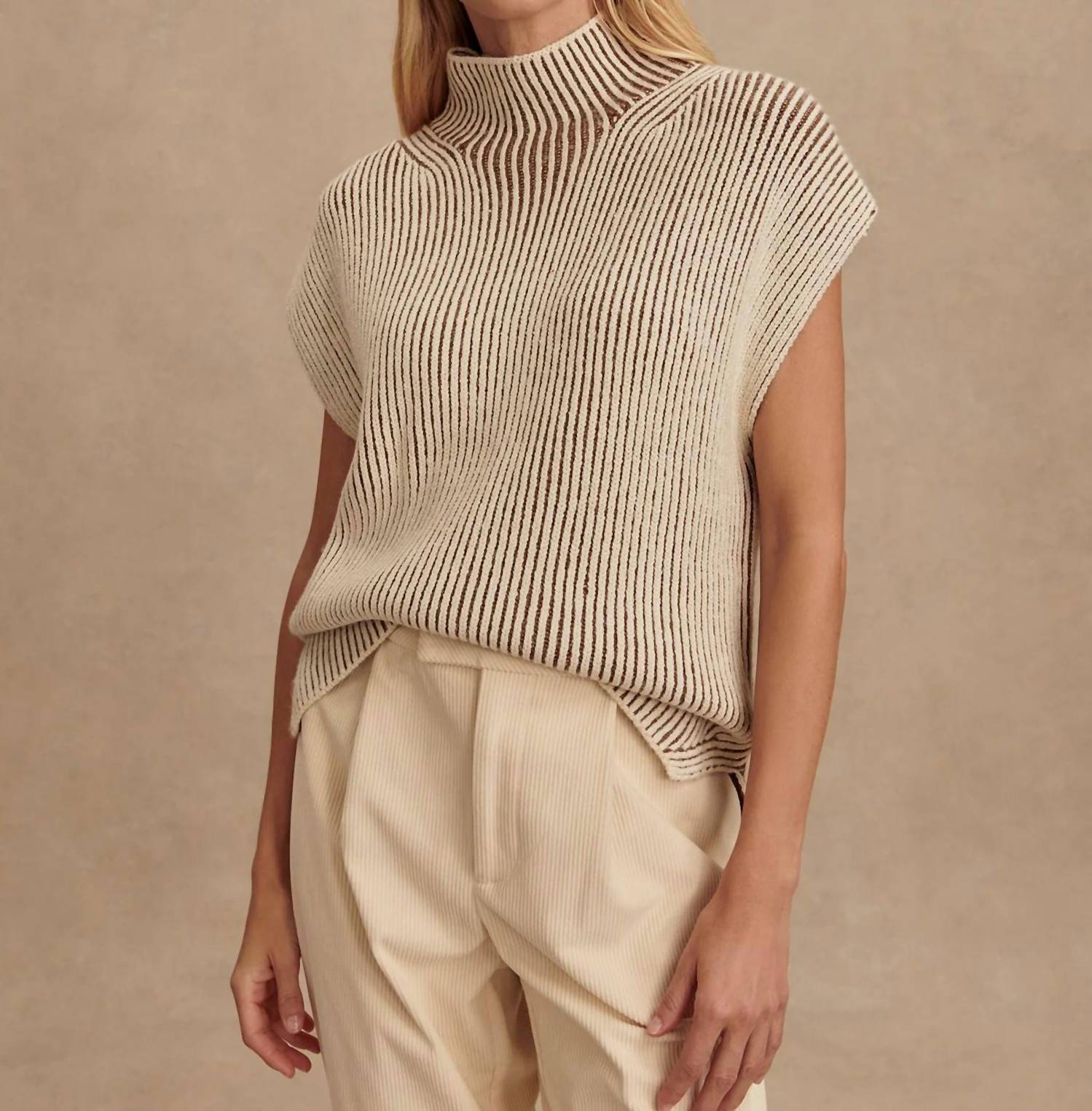 Varley - Lauren Pleated Knit Tank Top