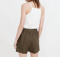 Madewell - Linen Blend Easy Pull On Shorts