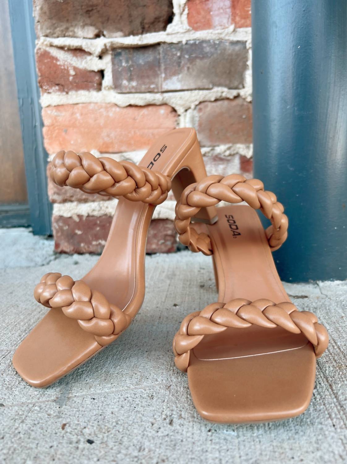 Soda - Women's Charley Open Toe High Heel Sandal