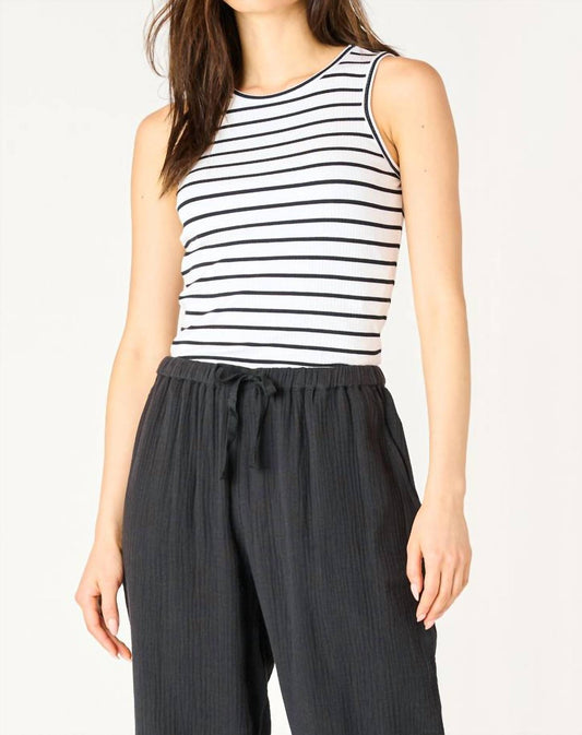 Dex - Ribbed Stripe Tank Top