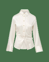 Veronica Beard Shiona Blouse in dove - women's blouse - view 5