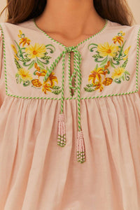 Farm Rio - Botanical Beauty Long Sleeve Blouse