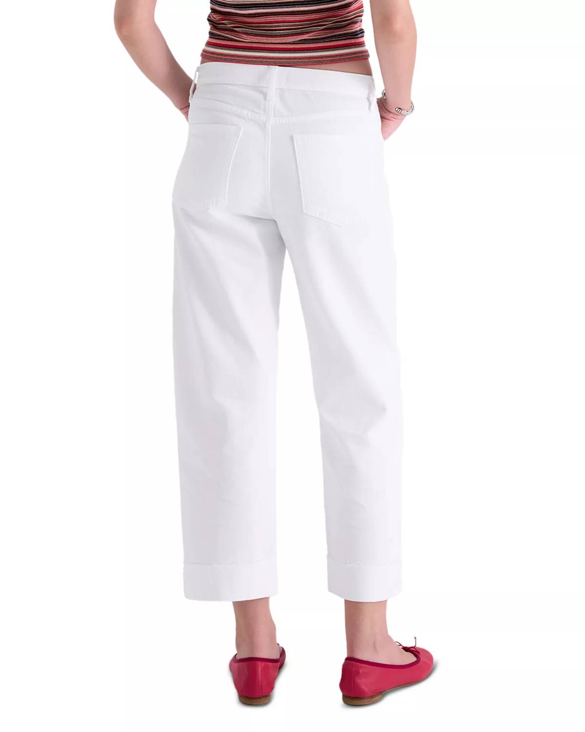 Pistola - Kacey Mid Rise Cuffed Straight Jean