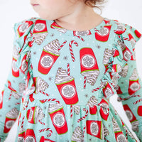 Dreamiere - A Cup Of Cheer Long Sleeve Bamboo Twirler Dress