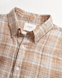 Billy Reid - Linen Line Plaid Wilson Shirt