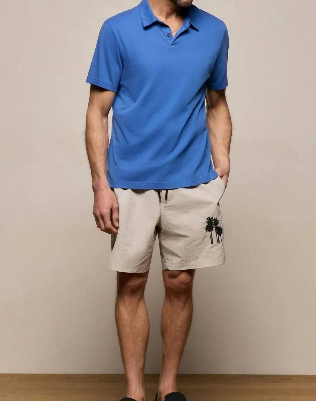 James Perse - Sueded Jersey Polo