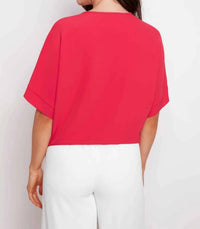 Up! - Vegan Silk Tie Knot Top