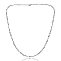 Diana M Jewels - Women's Elite 13.01 Carat Diamond Tennis Necklace