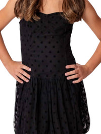 Theme - Daniela Heart Mesh Bubble Dress