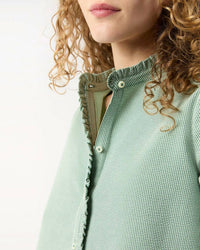 Ann Mashburn - Elbow Sleeve Frill Dress