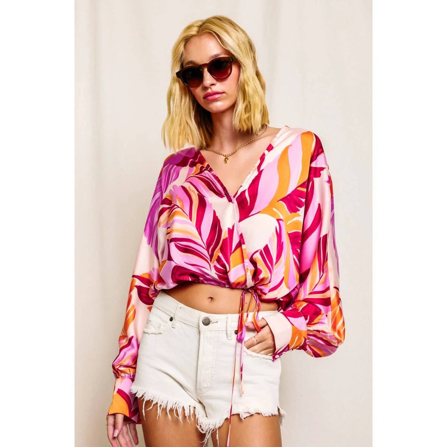 Dress Forum - Berry Kiss Surplice Top